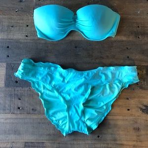 Victoria Secret Bikini Set Teal